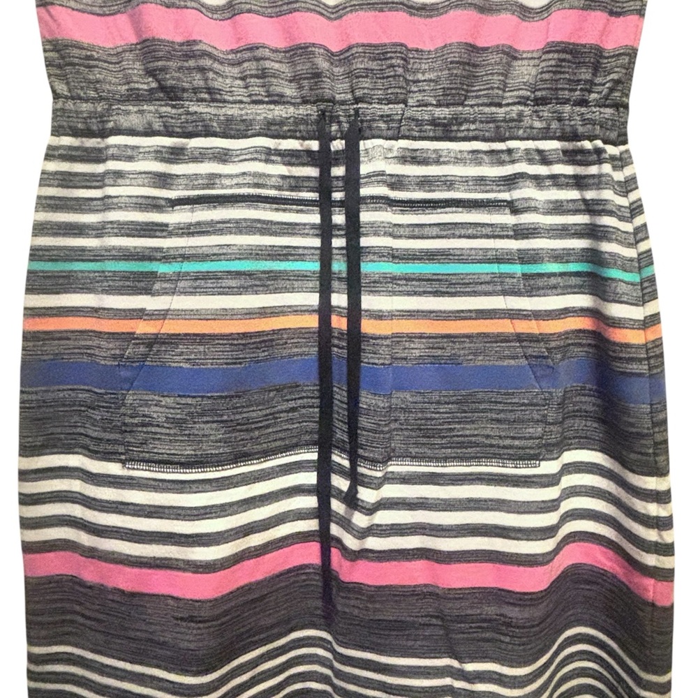 T for Talbots Sleeveless Striped Dress Size Small Petite - Picture 5 of 5